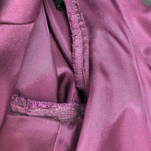 Vintage Bill Levkoff Purple Embellished Button Cropped Blazer Women's Size 10 - Picture 7 of 11